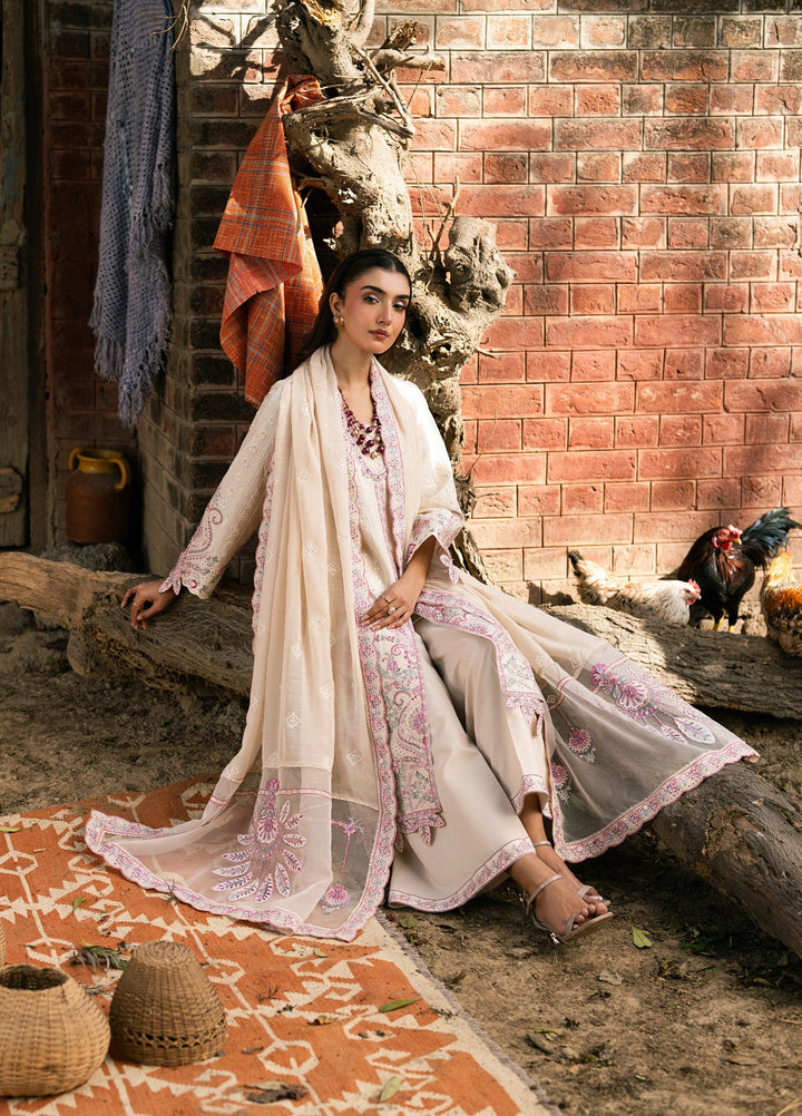 Aura of Flora by Zarizaa Unstitched Embroidered Lawn 3 Piece Suit LOTUS Lawn Collection
