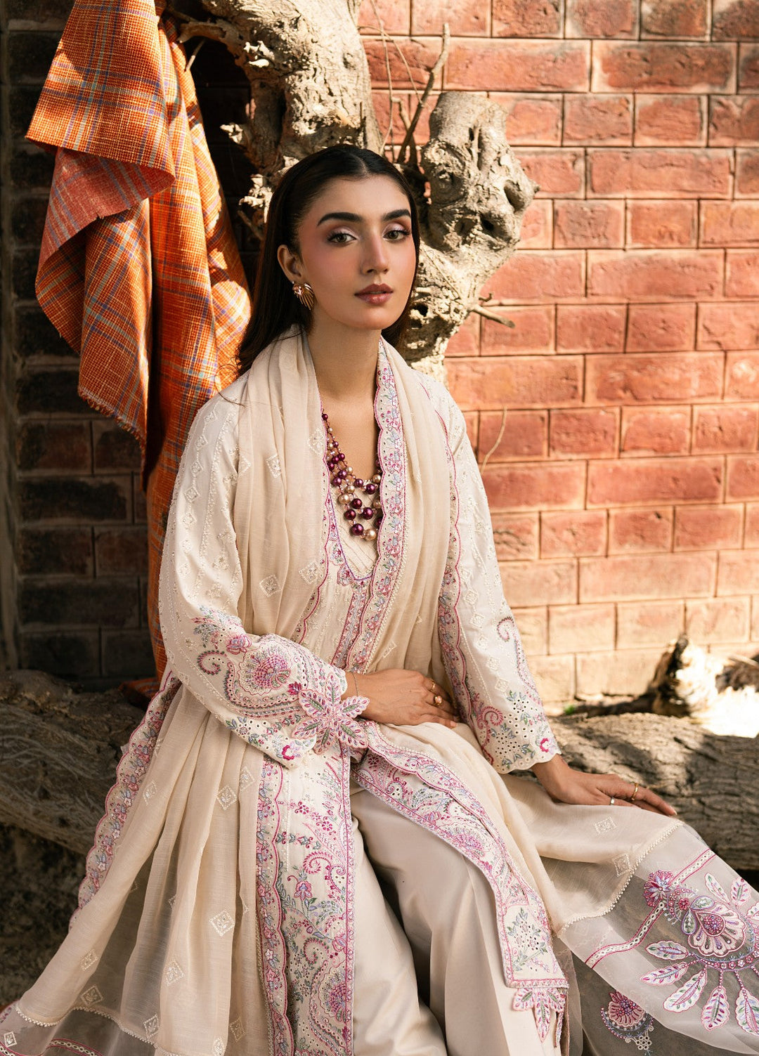 Aura of Flora by Zarizaa Unstitched Embroidered Lawn 3 Piece Suit LOTUS Lawn Collection