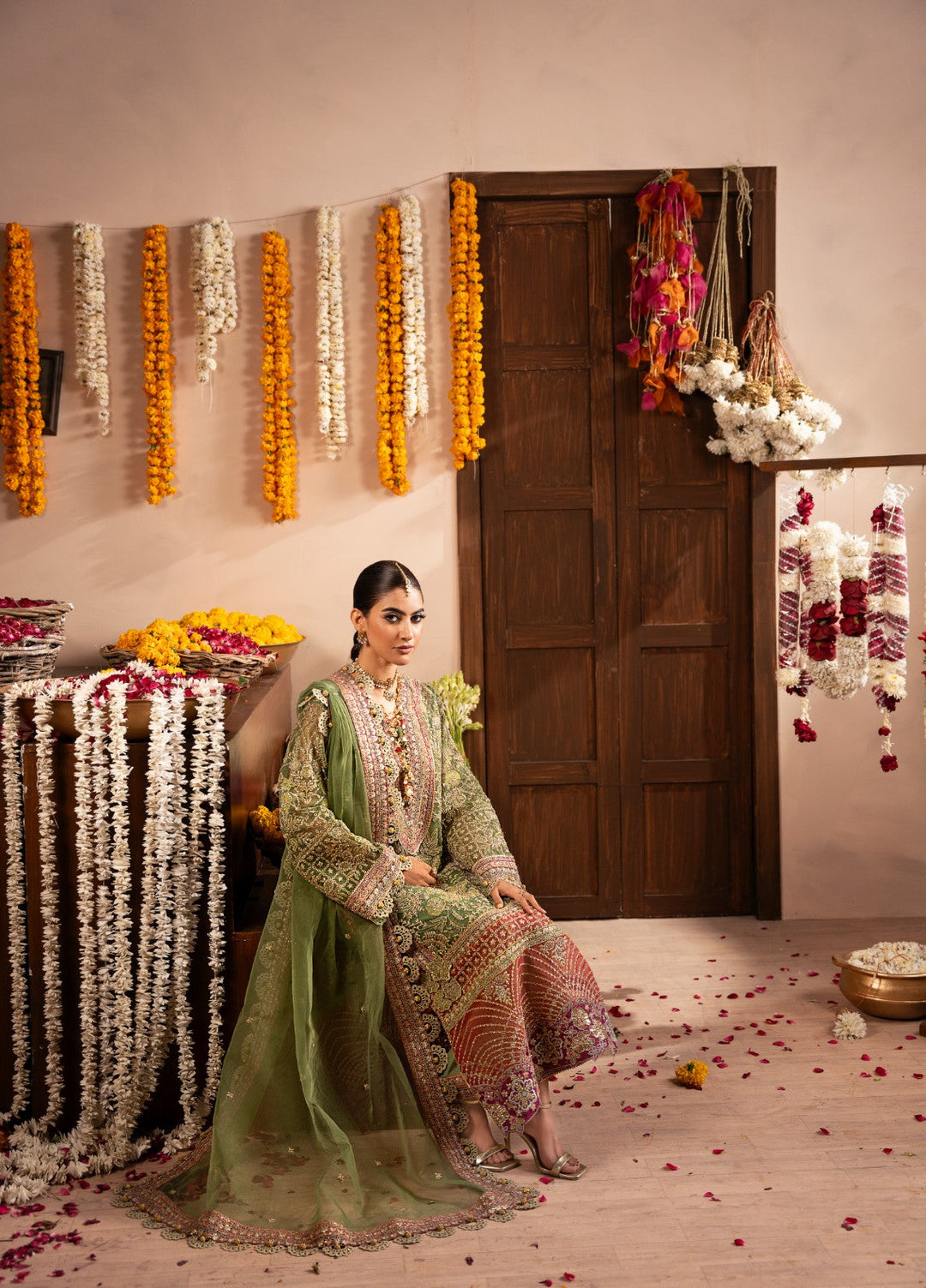Push Pawan by Zarizaa Unstitched Embroidered Organza 3 Piece Suit SULTANA Wedding Collection