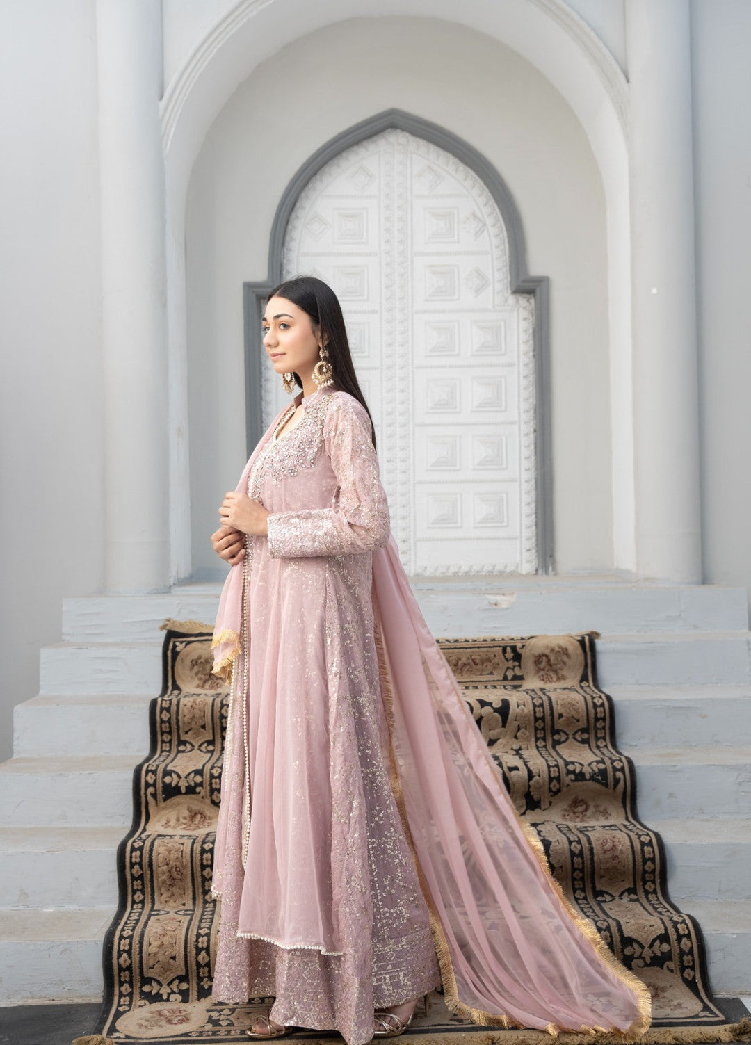 Princess by HEM Women RTW Embroidered Chiffon 3 Piece Suit Hamna Festive Collection