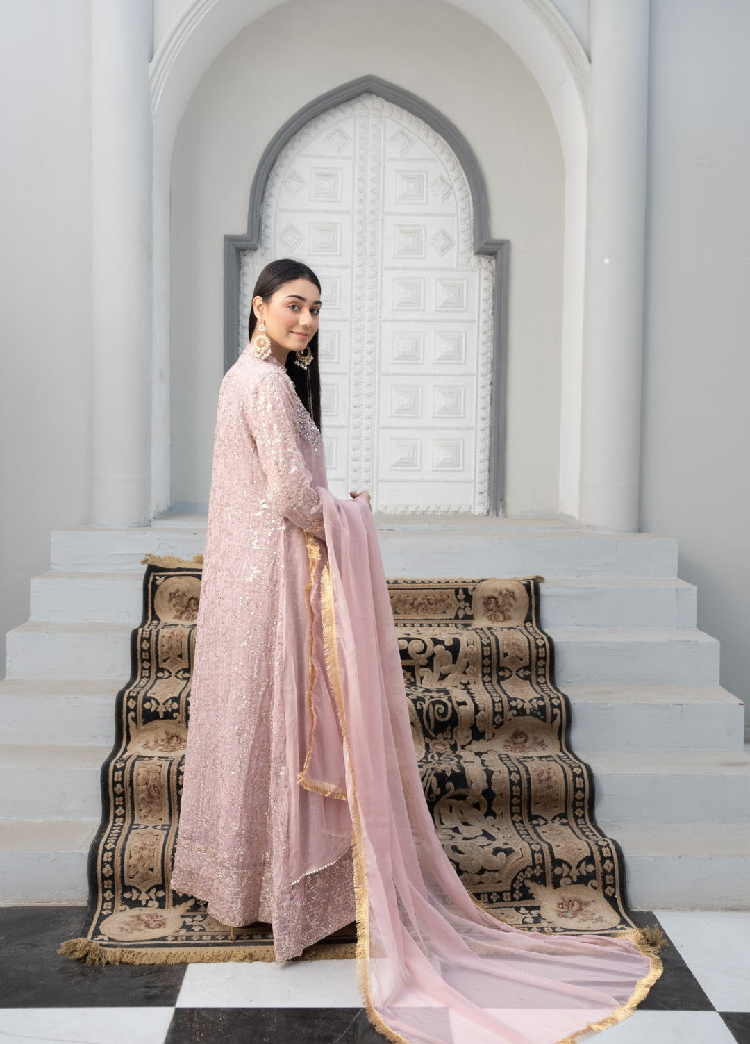 Princess by HEM Women RTW Embroidered Chiffon 3 Piece Suit Hamna Festive Collection