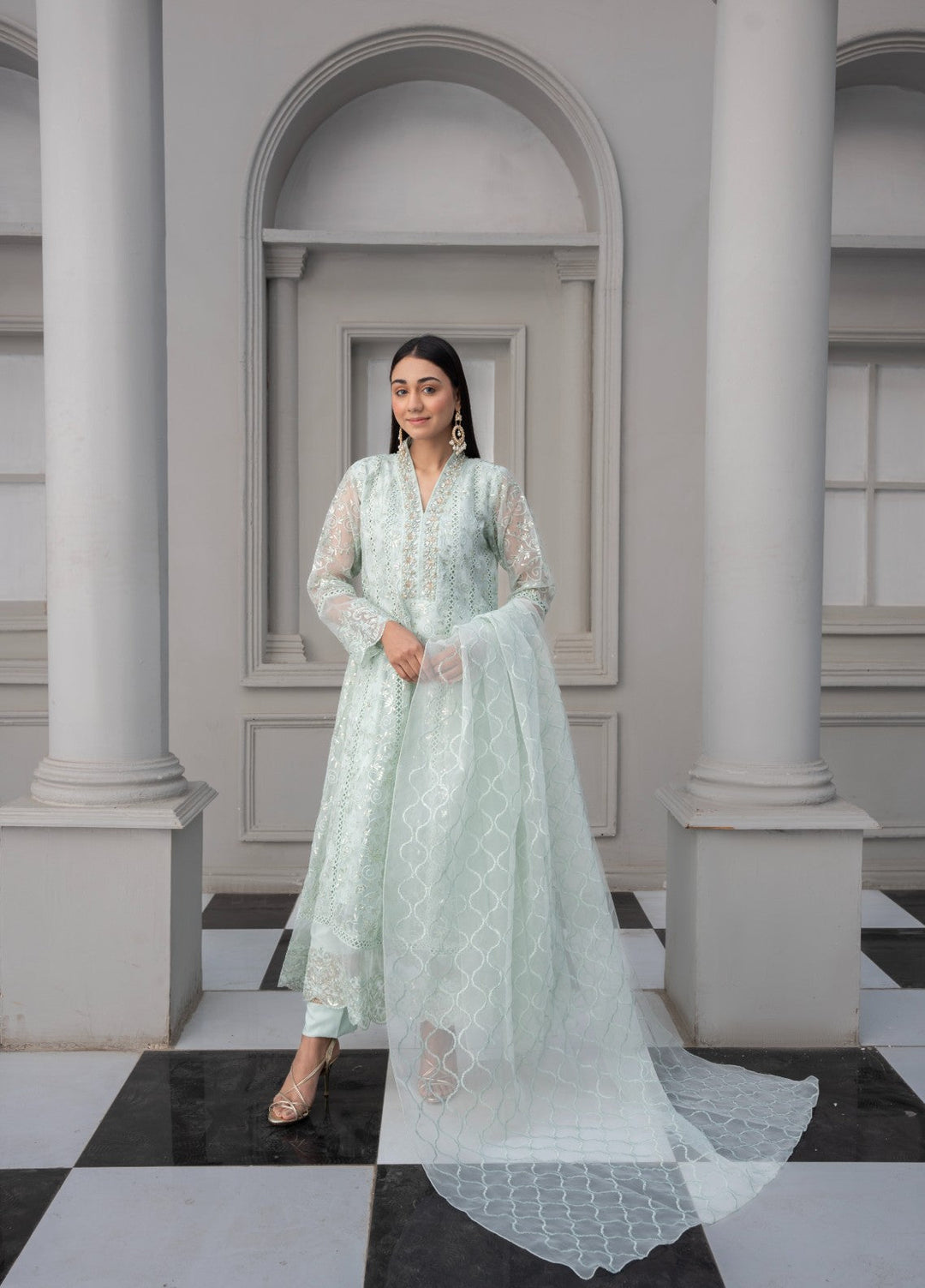 Princess by HEM Women RTW Embroidered Chiffon 3 Piece Suit Zaria Festive Collection