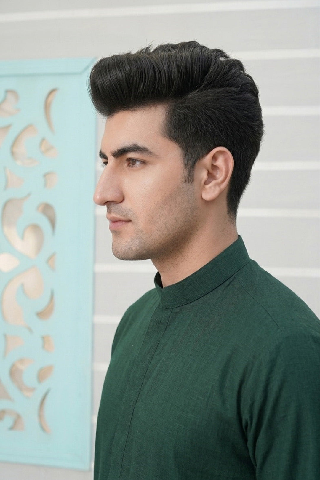 Royal Arabic Jubba by Edge Republic Mens RTW Solids Cotton Viscose 2 Piece Suit JB 024 Festive Collection