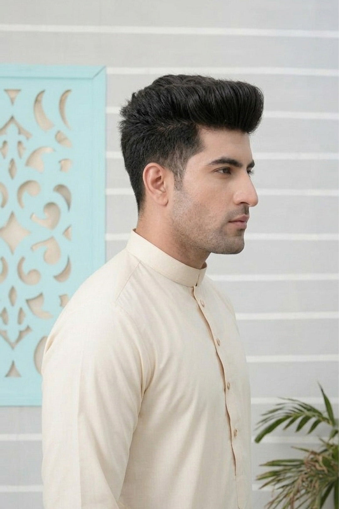 Royal Arabic Jubba by Edge Republic Mens RTW Solids Cotton Viscose 2 Piece Suit JB 029 Festive Collection