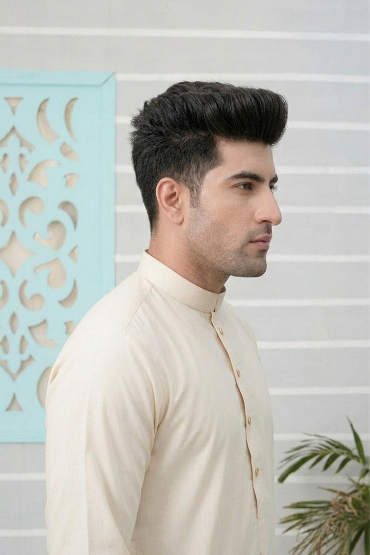 Royal Arabic Jubba by Edge Republic Mens RTW Solids Cotton Viscose 2 Piece Suit JB 029 Festive Collection
