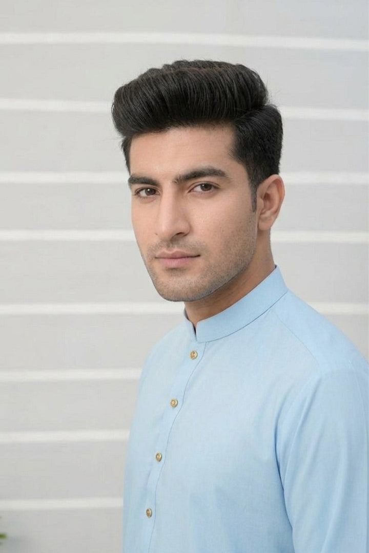 Royal Arabic Jubba by Edge Republic Mens RTW Solids Cotton Viscose 2 Piece Suit JB 026 Festive Collection