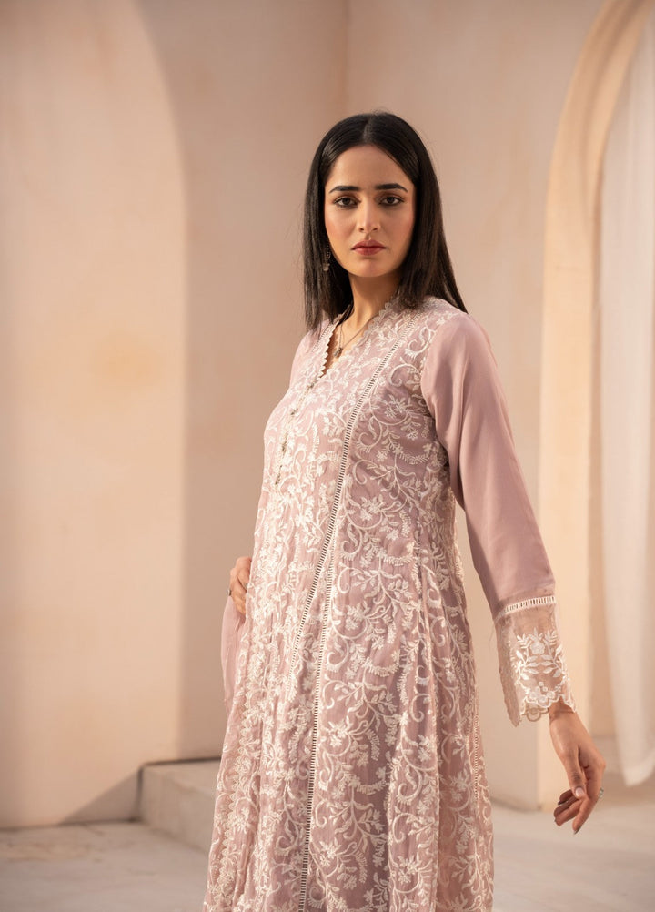 Princess by HEM Women RTW Embroidered Chiffon 3 Piece Suit Gul-E-Rukh-Lilac Festive Collection
