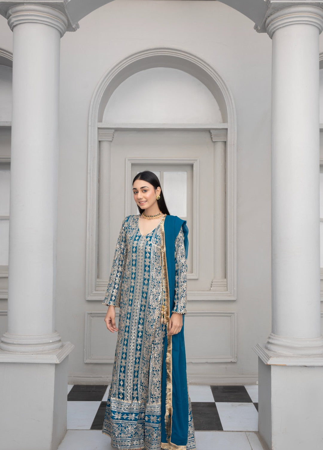 Princess by HEM Women RTW Embroidered Chiffon 3 Piece Suit Sunaina Festive Collection