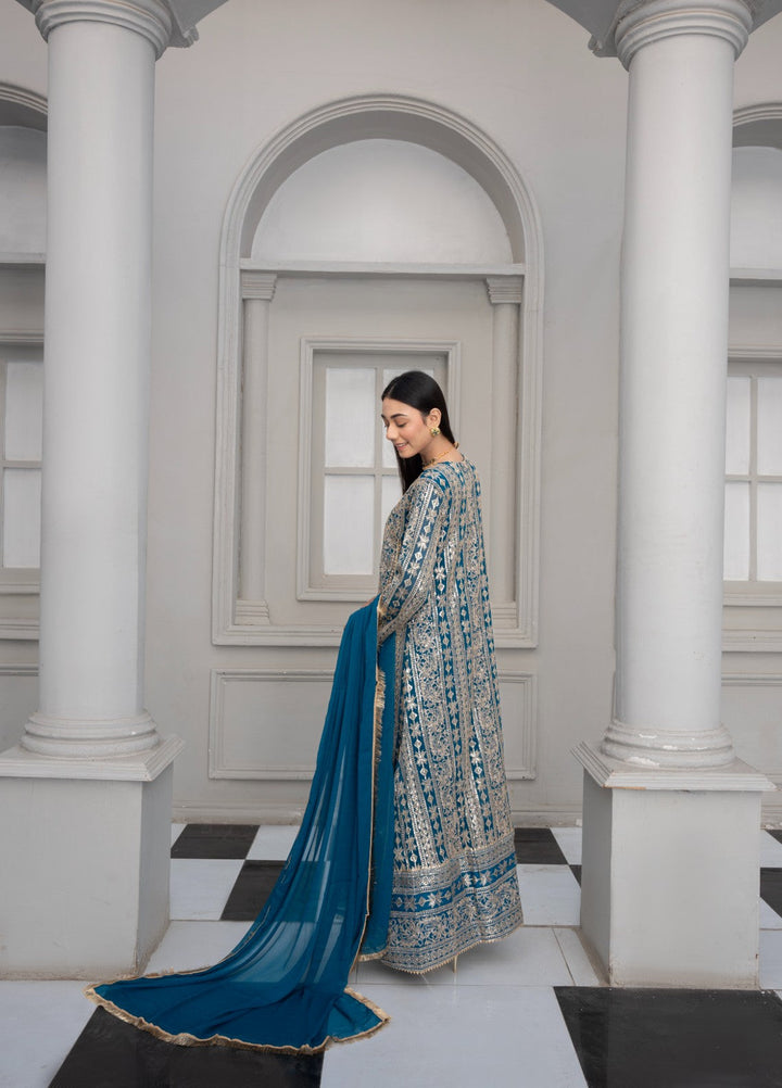 Princess by HEM Women RTW Embroidered Chiffon 3 Piece Suit Sunaina Festive Collection