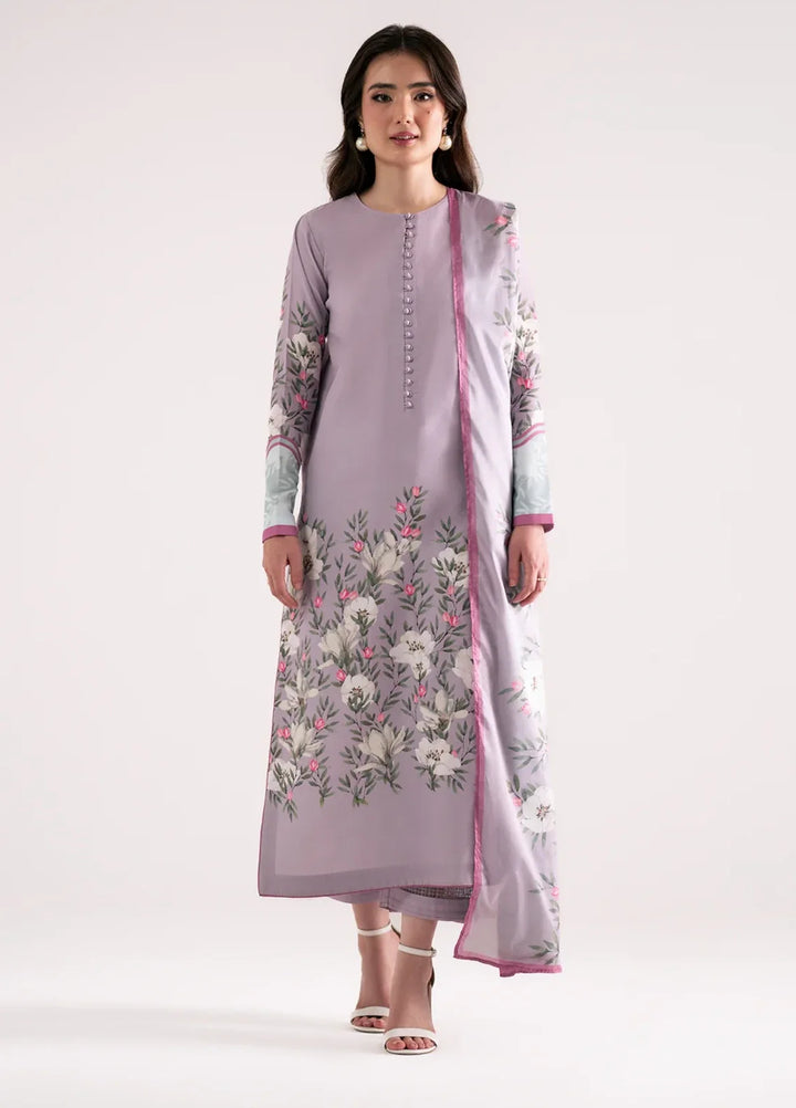 Whispers in the wind by Jahaan RTW Printed Lawn Silk 3 Piece Suit Coralina Casual Collection