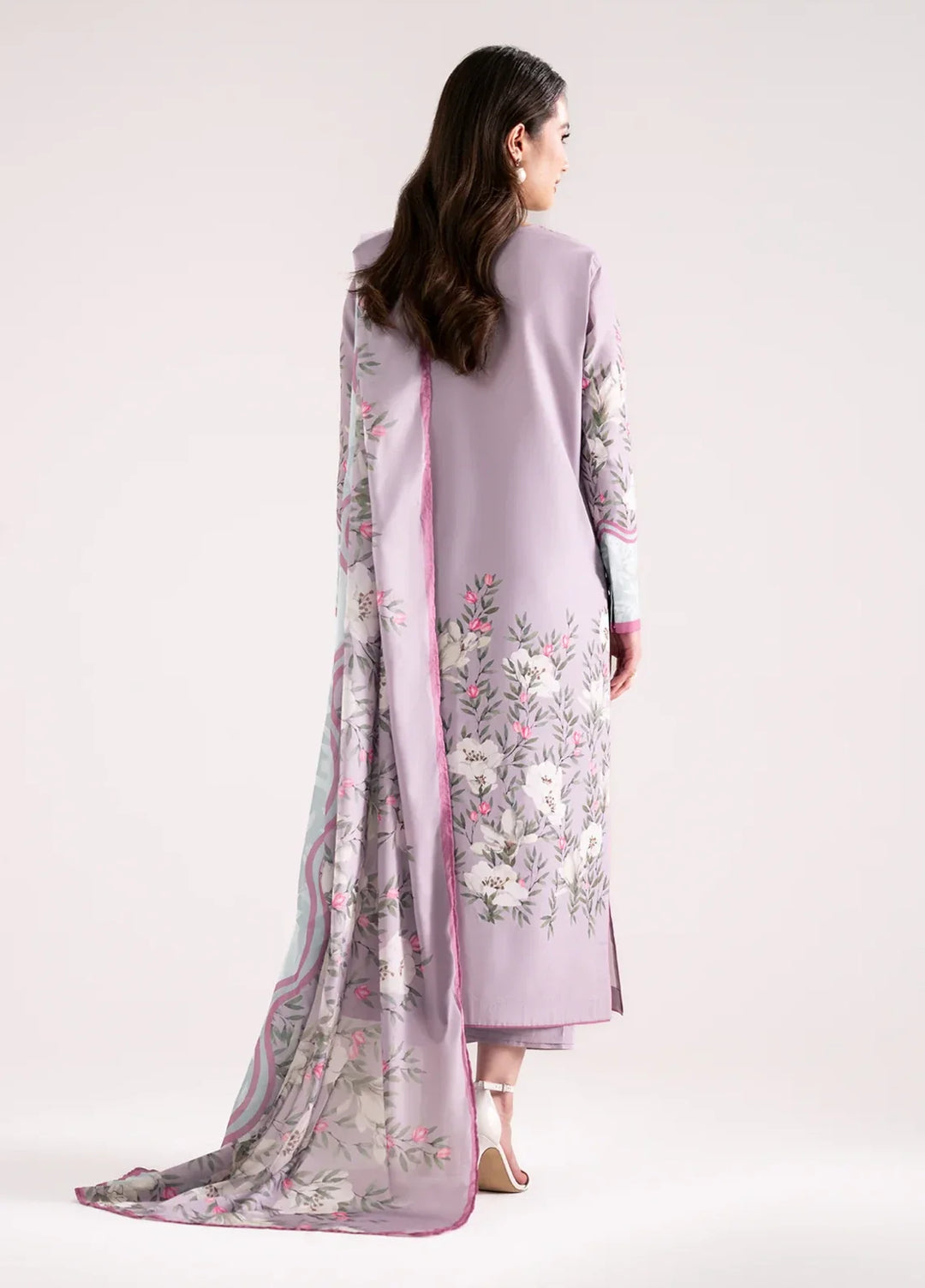 Whispers in the wind by Jahaan RTW Printed Lawn Silk 3 Piece Suit Coralina Casual Collection