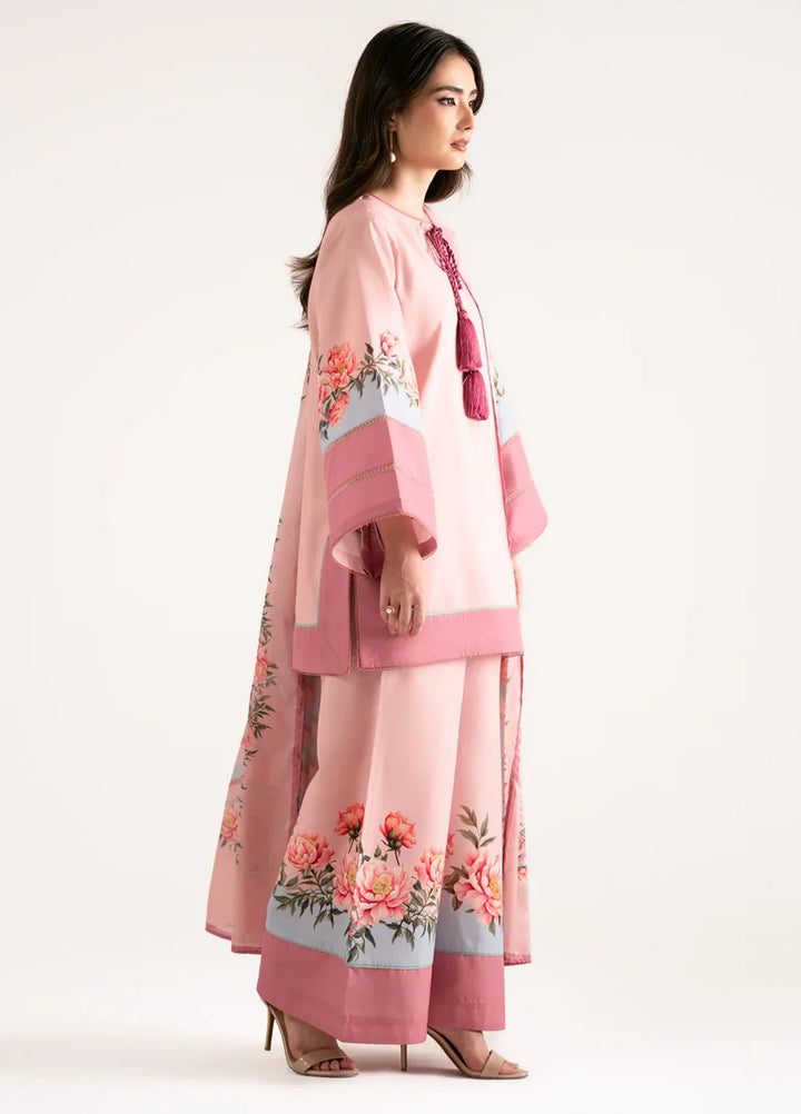 Whispers in the wind by Jahaan RTW Printed Lawn Silk 3 Piece Suit Rosee Casual Collection