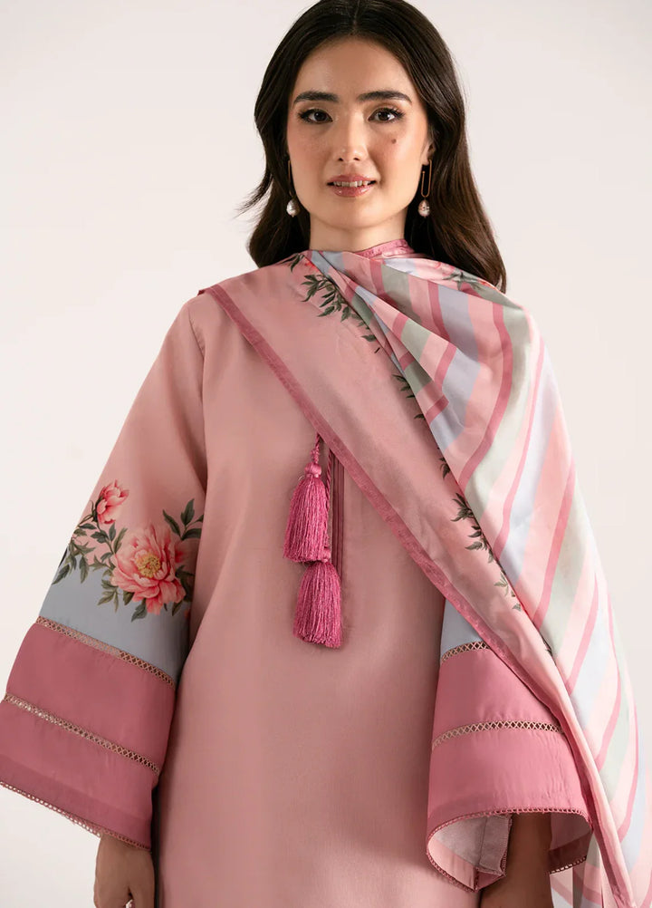 Whispers in the wind by Jahaan RTW Printed Lawn Silk 3 Piece Suit Rosee Casual Collection
