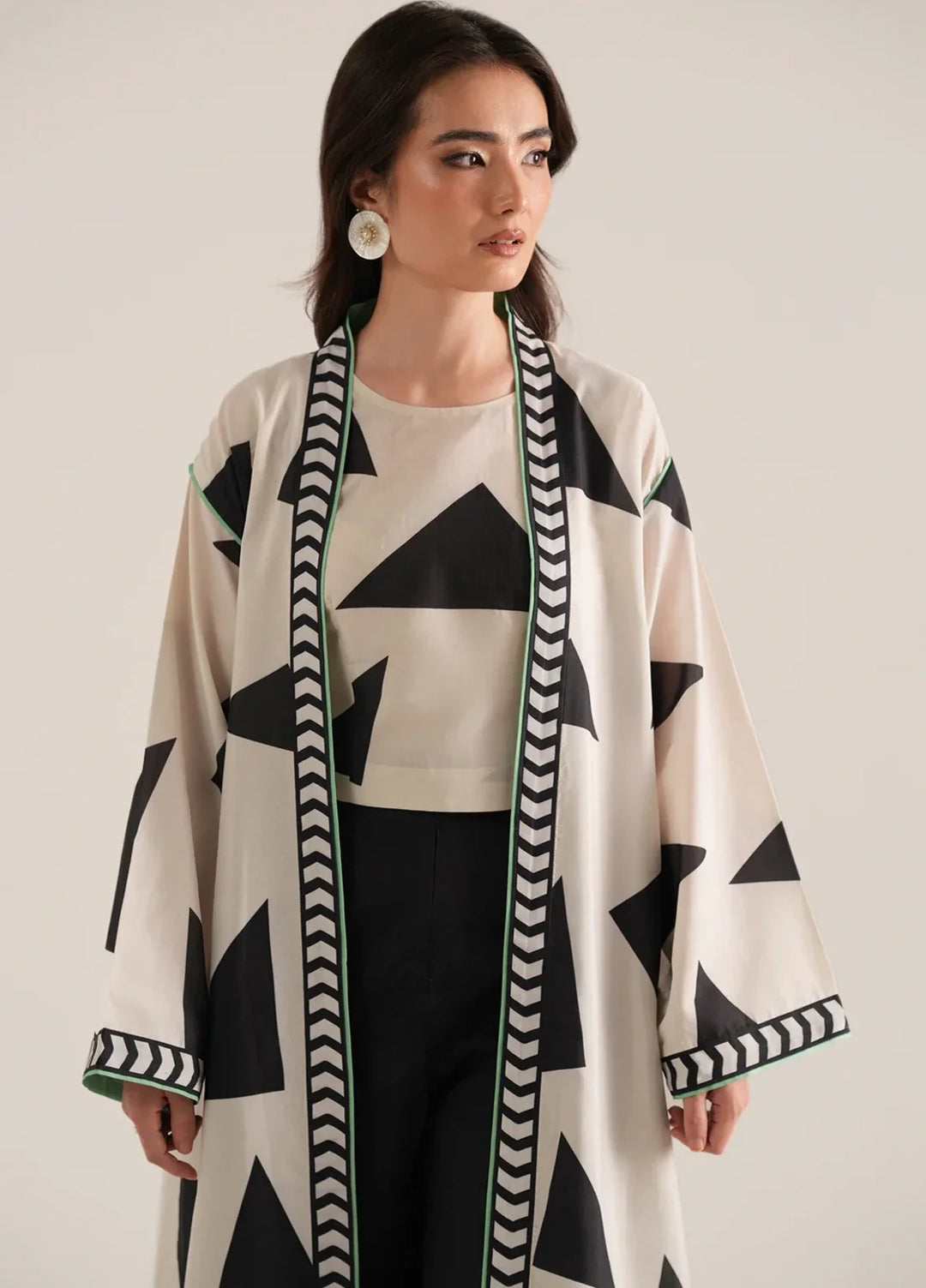 Whispers in the wind by Jahaan RTW Printed Crepe 3 Piece Suit Lenoir Casual Collection