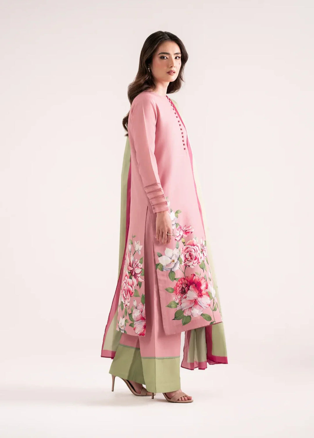 Whispers in the wind by Jahaan RTW Printed Lawn Silk 3 Piece Suit Rosaura Casual Collection