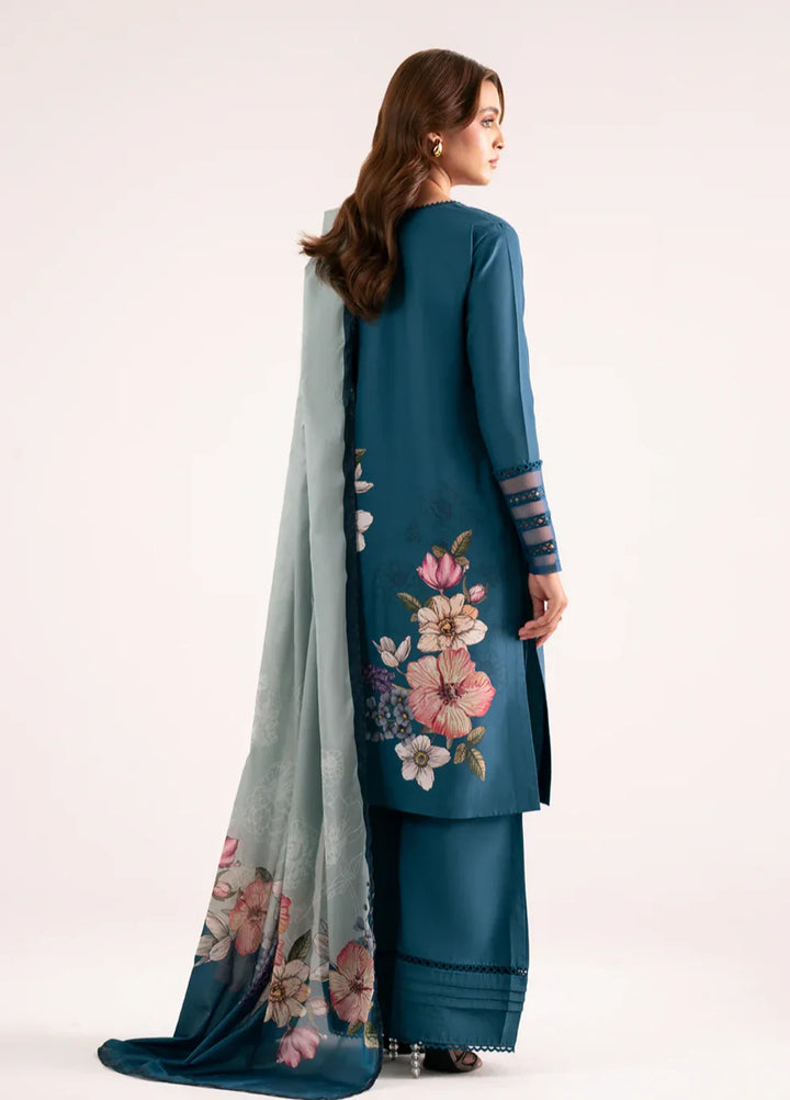 Whispers in the wind by Jahaan RTW Printed Lawn Silk 3 Piece Suit Azulita Casual Collection