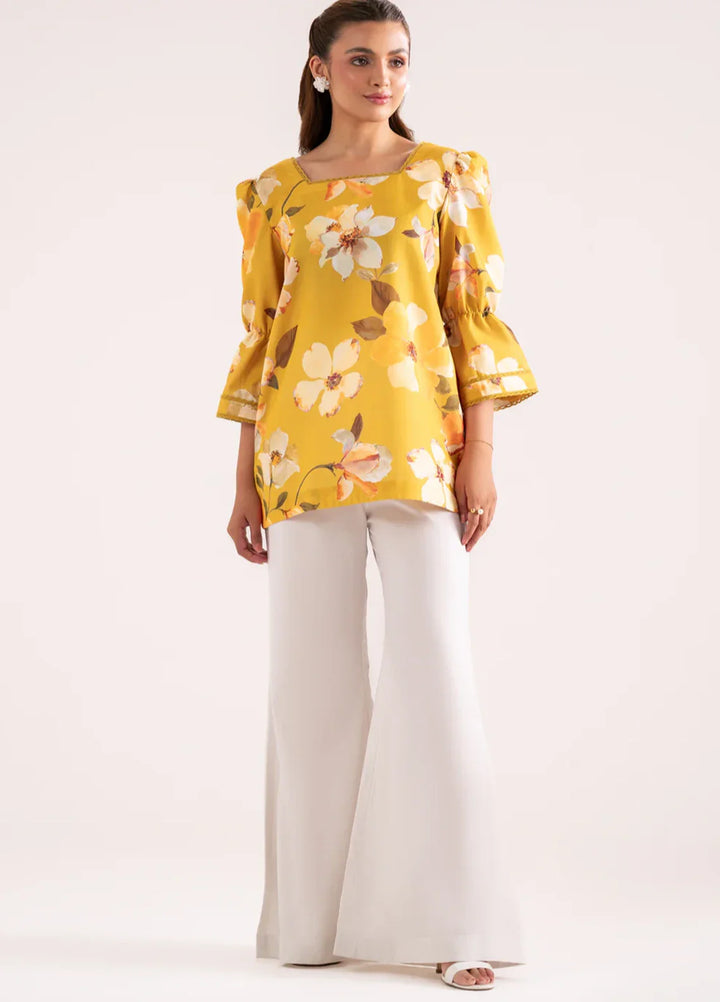 Whispers in the wind by Jahaan RTW Printed Crepe 2 Piece Suit Miel Casual Collection
