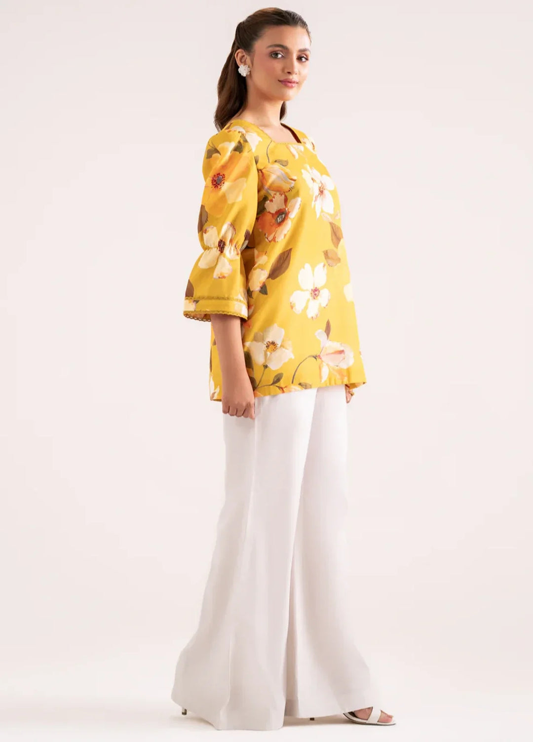 Whispers in the wind by Jahaan RTW Printed Crepe 2 Piece Suit Miel Casual Collection