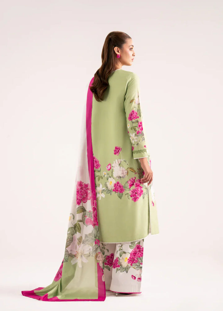 Whispers in the wind by Jahaan RTW Printed Lawn Silk 3 Piece Suit Verdecia Casual Collection