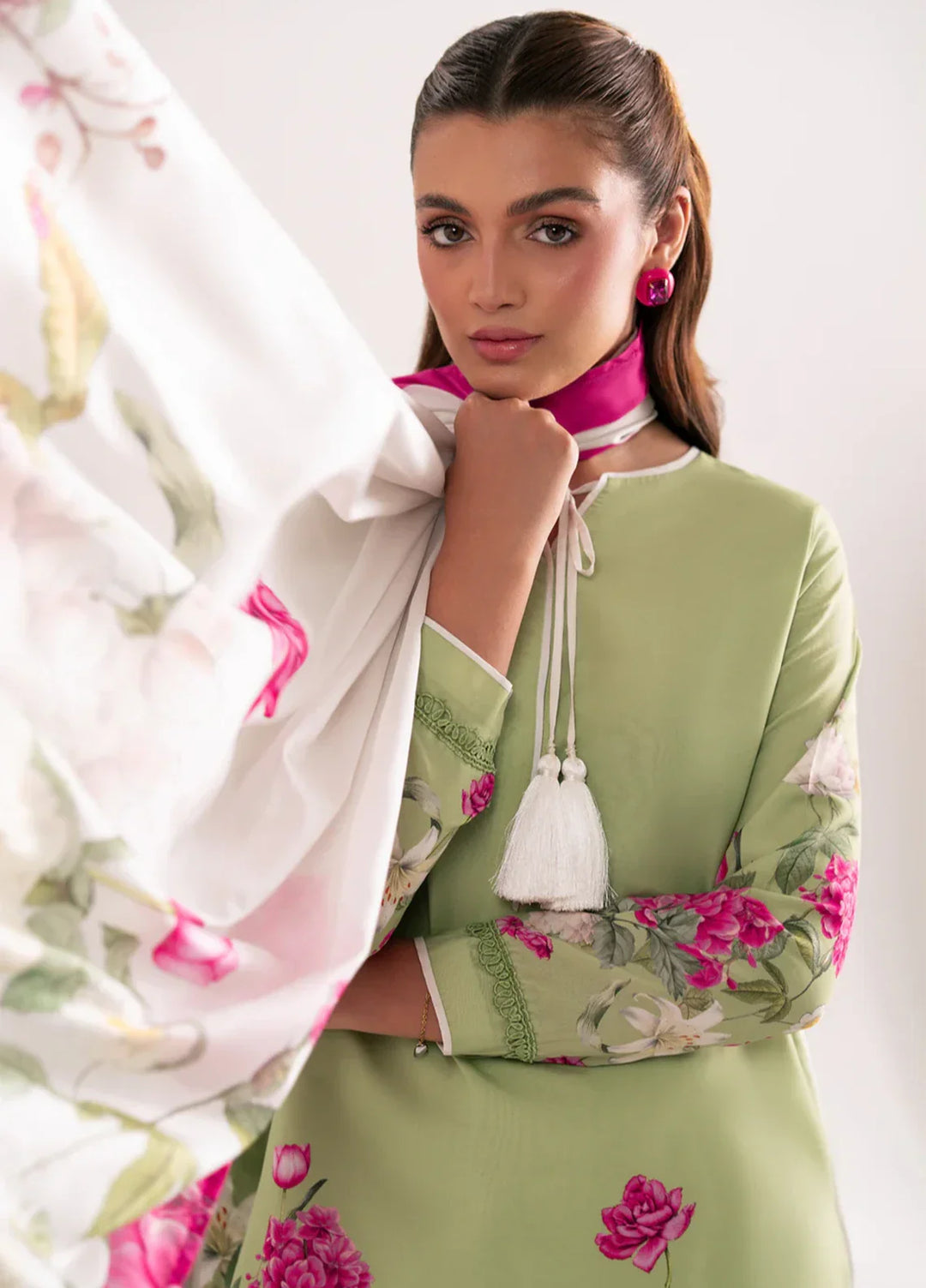 Whispers in the wind by Jahaan RTW Printed Lawn Silk 3 Piece Suit Verdecia Casual Collection
