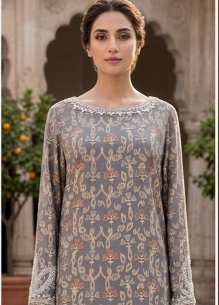 House of Nyyra Women RTW Embroidered Grip 1 Piece Suit Dusky Summer Collection