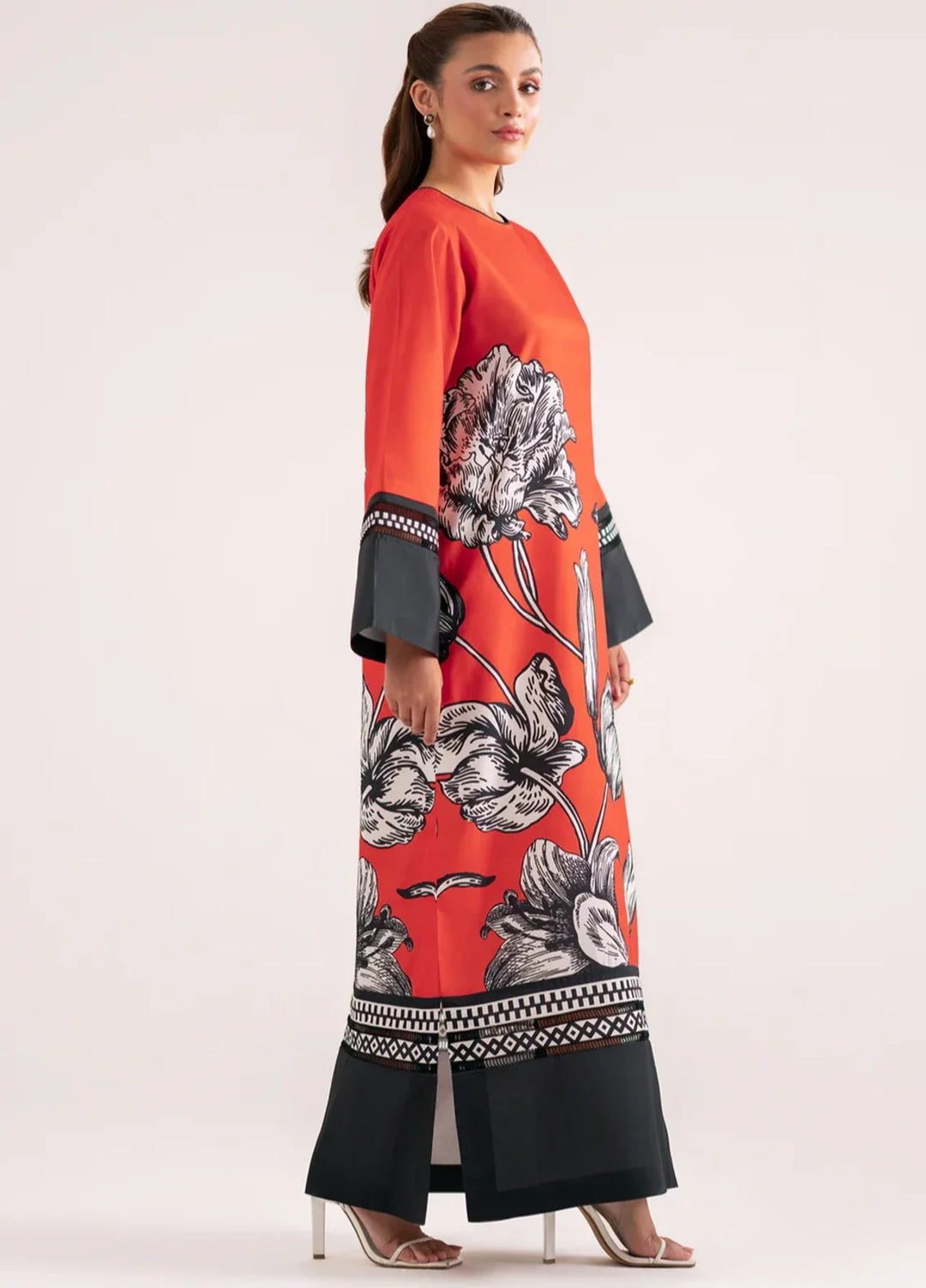 Whispers in the wind by Jahaan RTW Printed Crepe 1 Piece Suit Solère Casual Collection