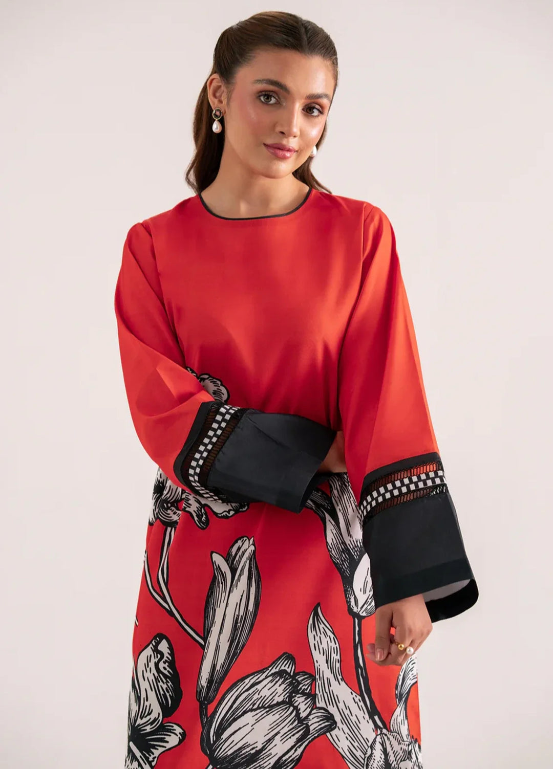 Whispers in the wind by Jahaan RTW Printed Crepe 1 Piece Suit Solère Casual Collection
