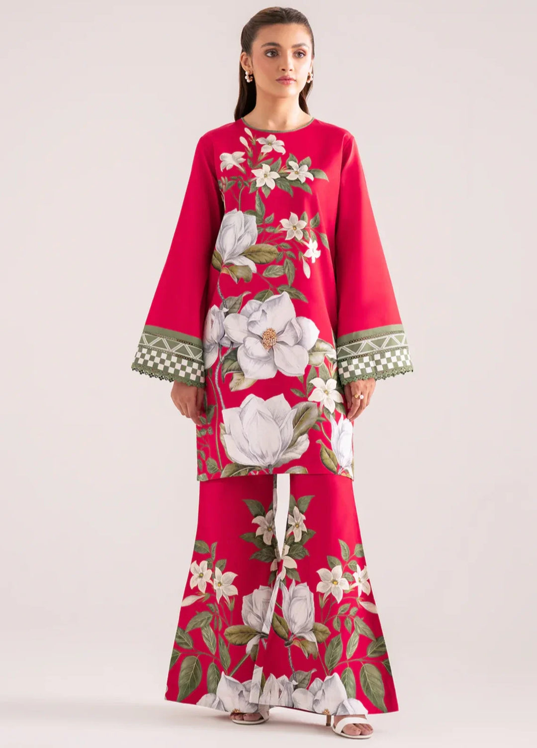 Whispers in the wind by Jahaan RTW Printed Crepe 2 Piece Suit Ethine Casual Collection