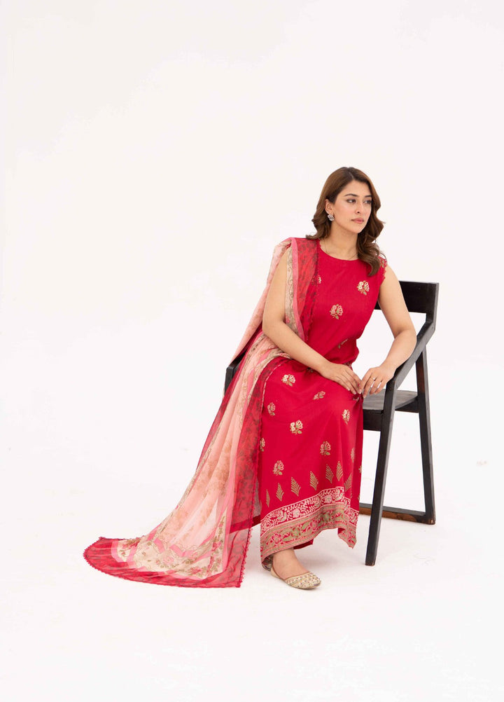 Ethnic Edition by Fajr Khan RTW Printed Lawn 3 Piece Suit Dast Casual Collection