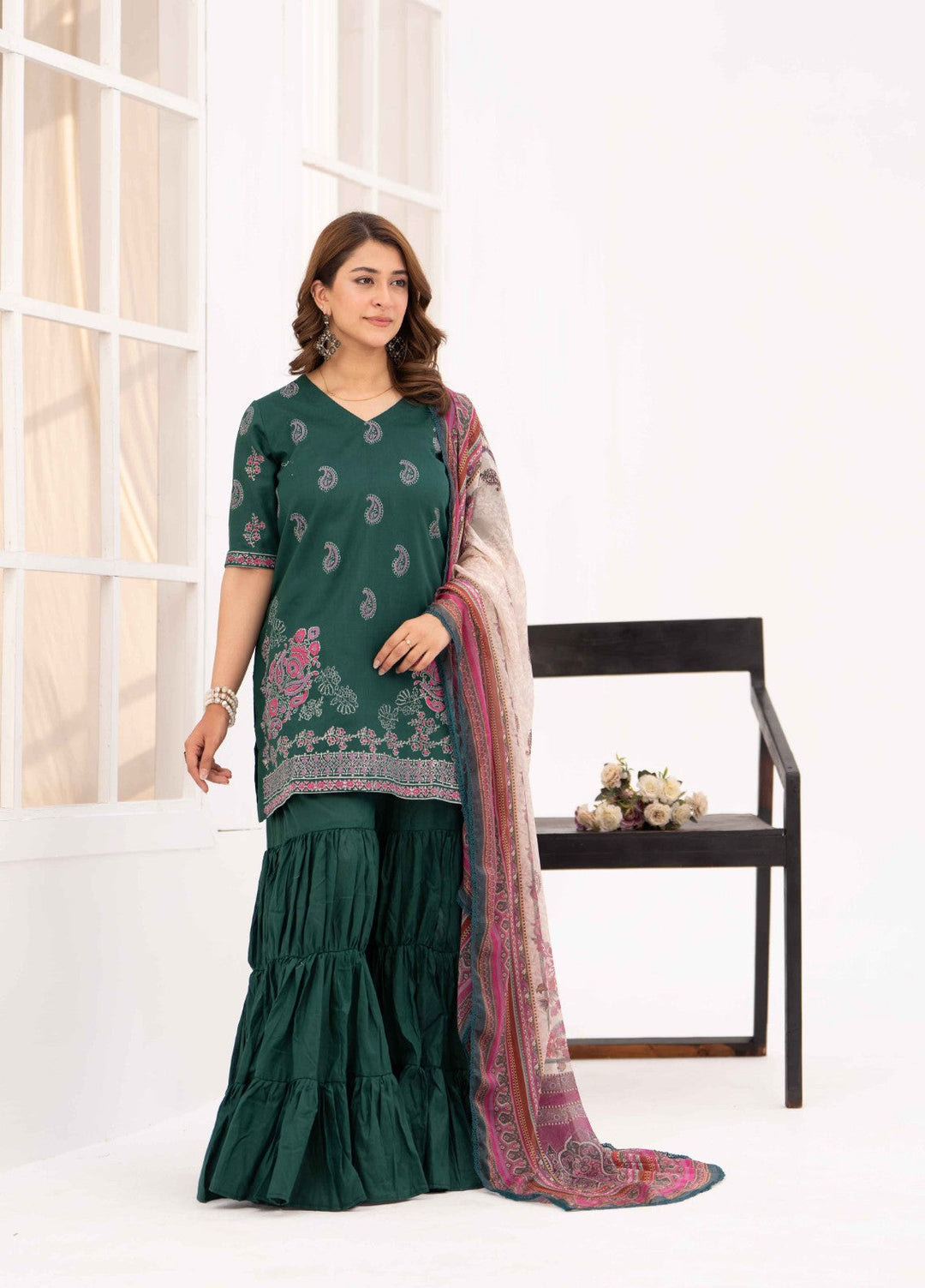 Ethnic Edition by Fajr Khan RTW Printed Lawn 3 Piece Suit Naksh Casual Collection