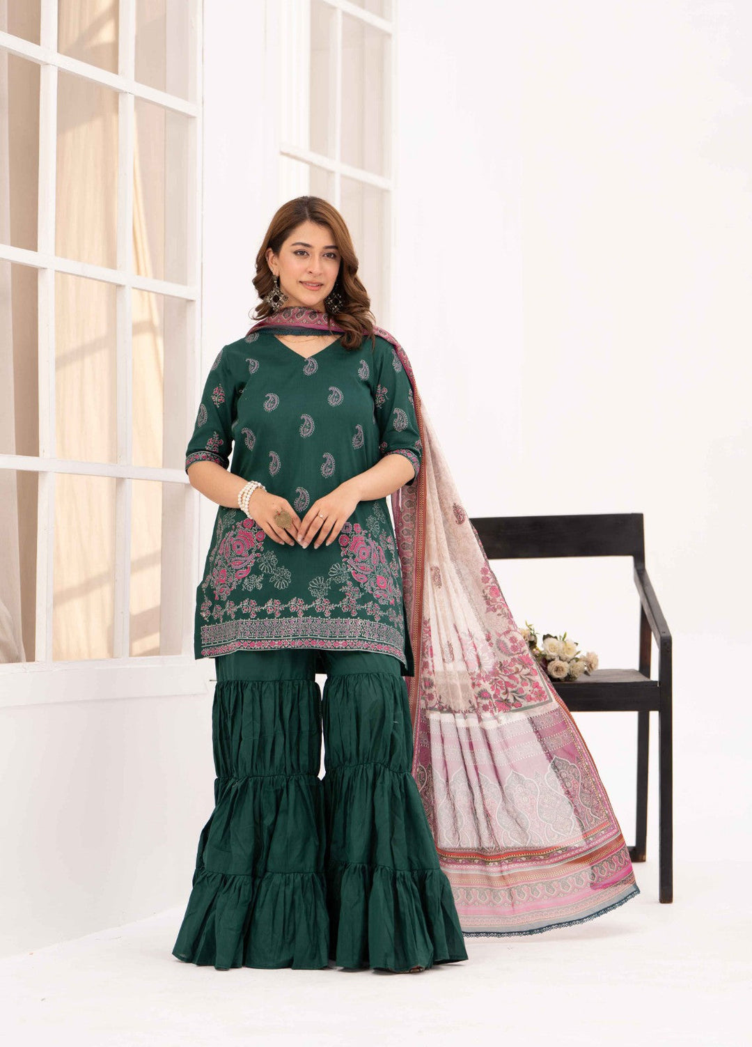 Ethnic Edition by Fajr Khan RTW Printed Lawn 3 Piece Suit Naksh Casual Collection