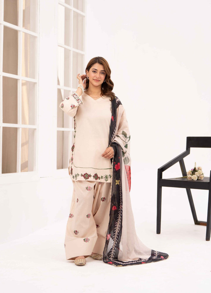 Ethnic Edition by Fajr Khan RTW Printed Lawn 3 Piece Suit Aks Casual Collection