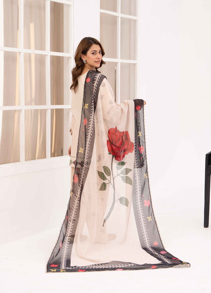 Ethnic Edition by Fajr Khan RTW Printed Lawn 3 Piece Suit Aks Casual Collection