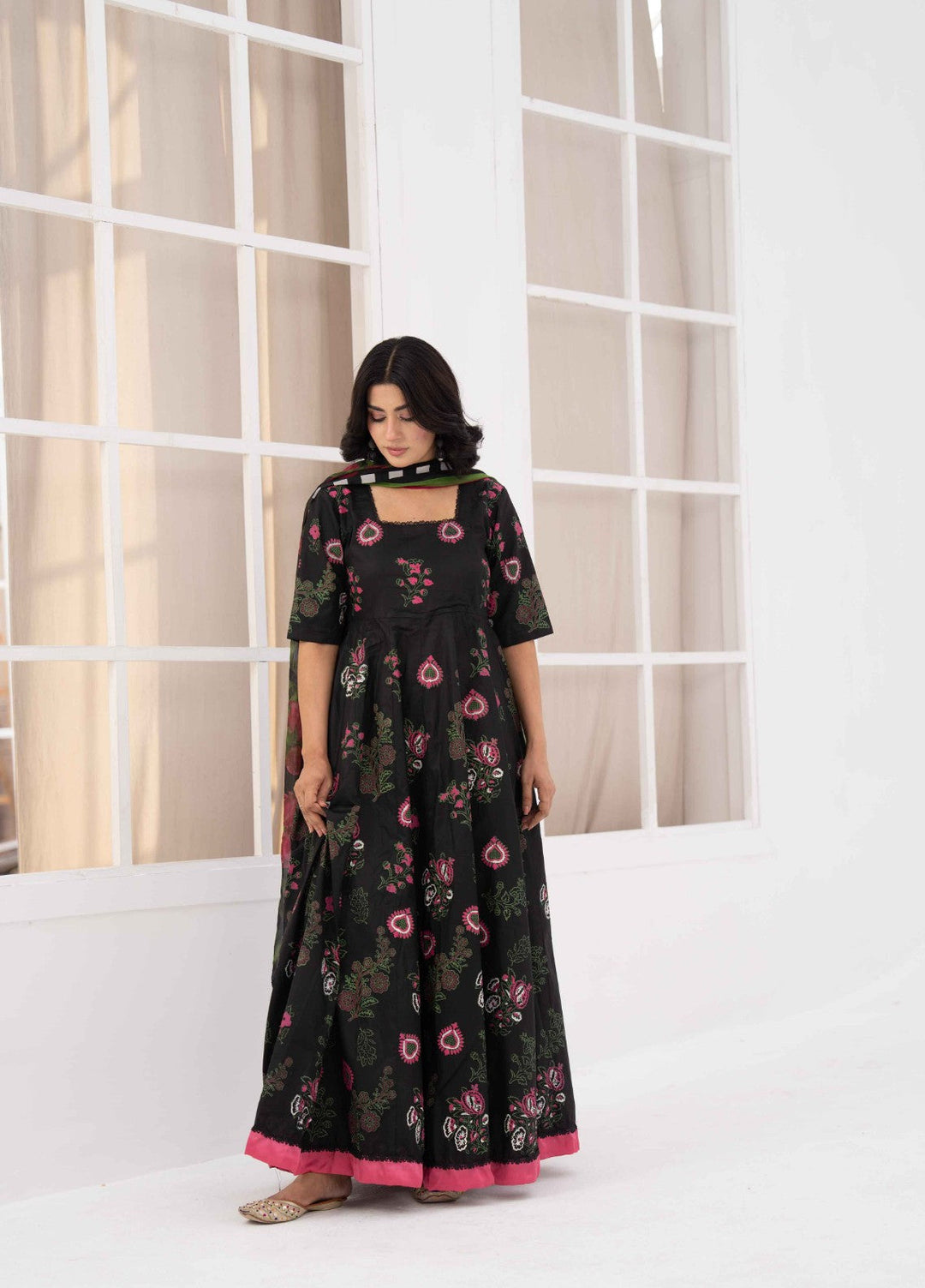 Ethnic Edition by Fajr Khan RTW Printed Lawn 3 Piece Suit GulMohr Casual Collection