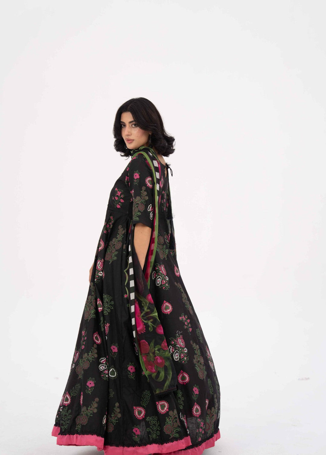 Ethnic Edition by Fajr Khan RTW Printed Lawn 3 Piece Suit GulMohr Casual Collection
