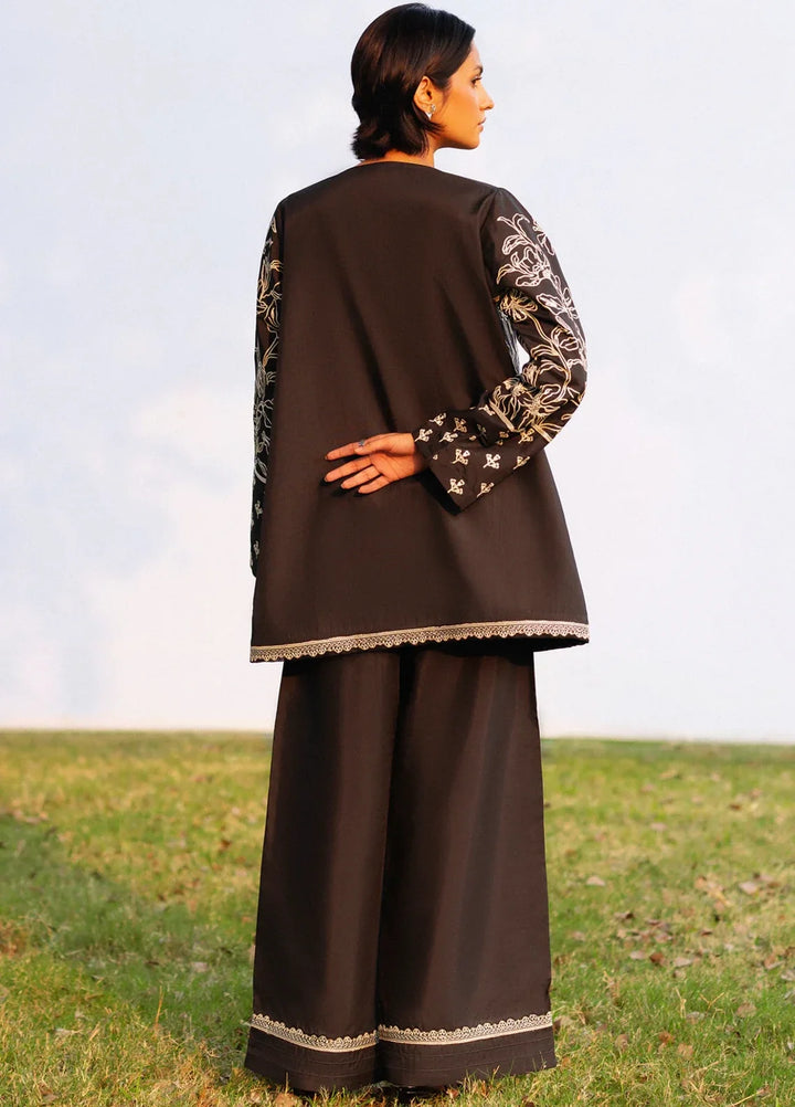Urban Edge by jahaan RTW Embroidered Raw Silk 3 Piece Suit Phantom Casual Collection