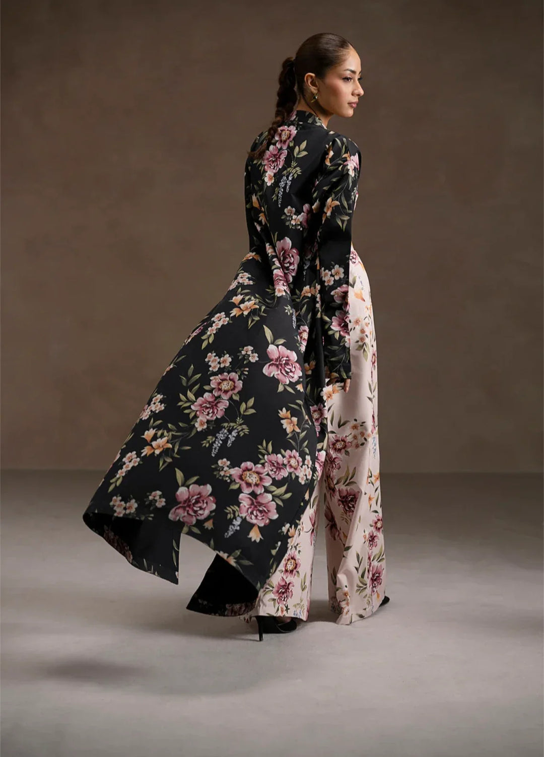 Ember Rose by Jahaan RTW Printed Lawn Silk 3 Piece Suit Verdena Casual Collection