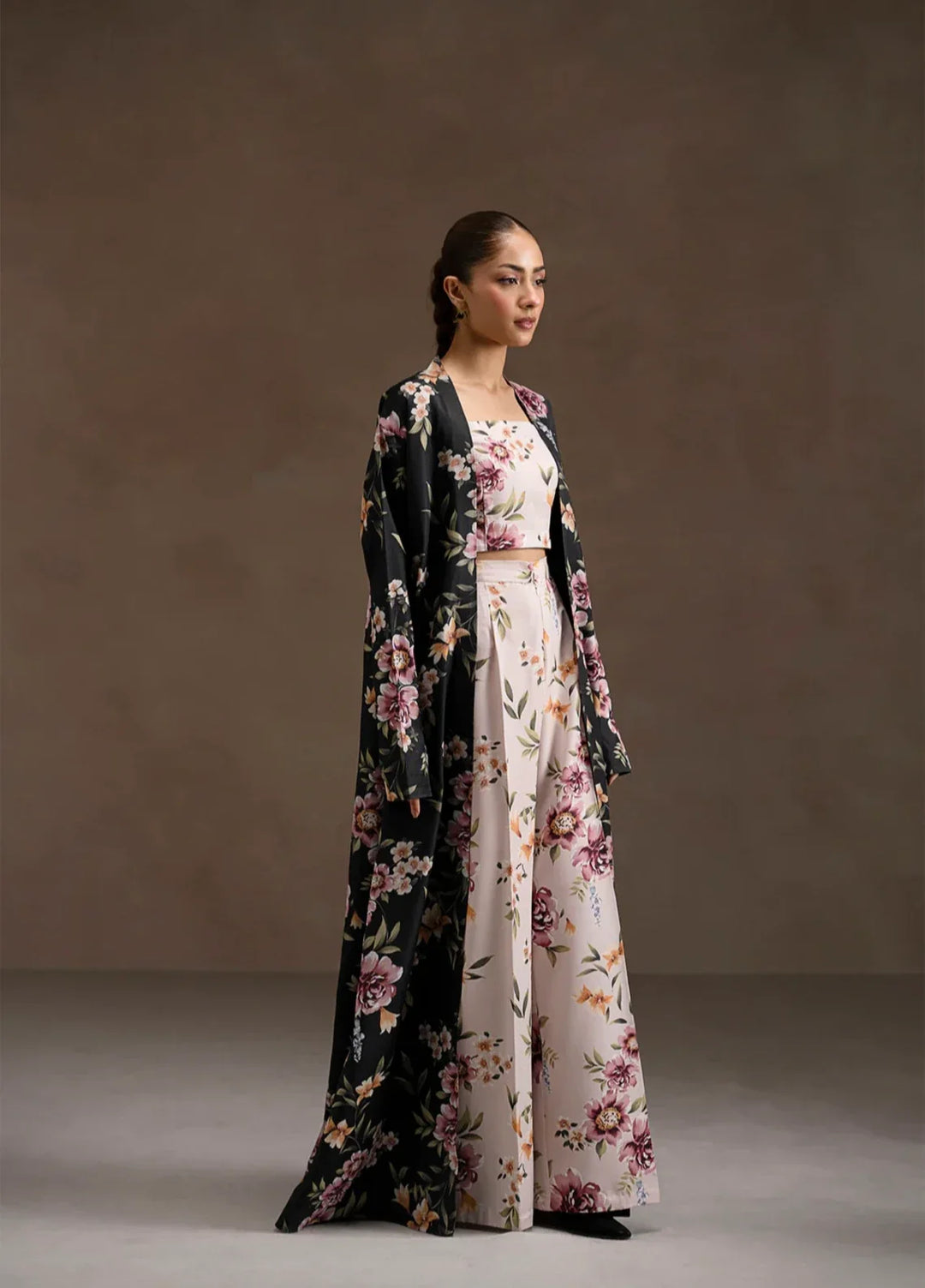 Ember Rose by Jahaan RTW Printed Lawn Silk 3 Piece Suit Verdena Casual Collection