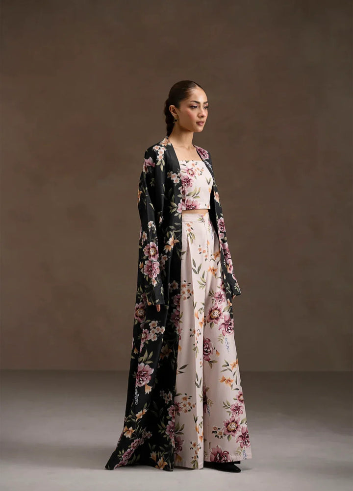 Ember Rose by Jahaan RTW Printed Lawn Silk 3 Piece Suit Verdena Casual Collection