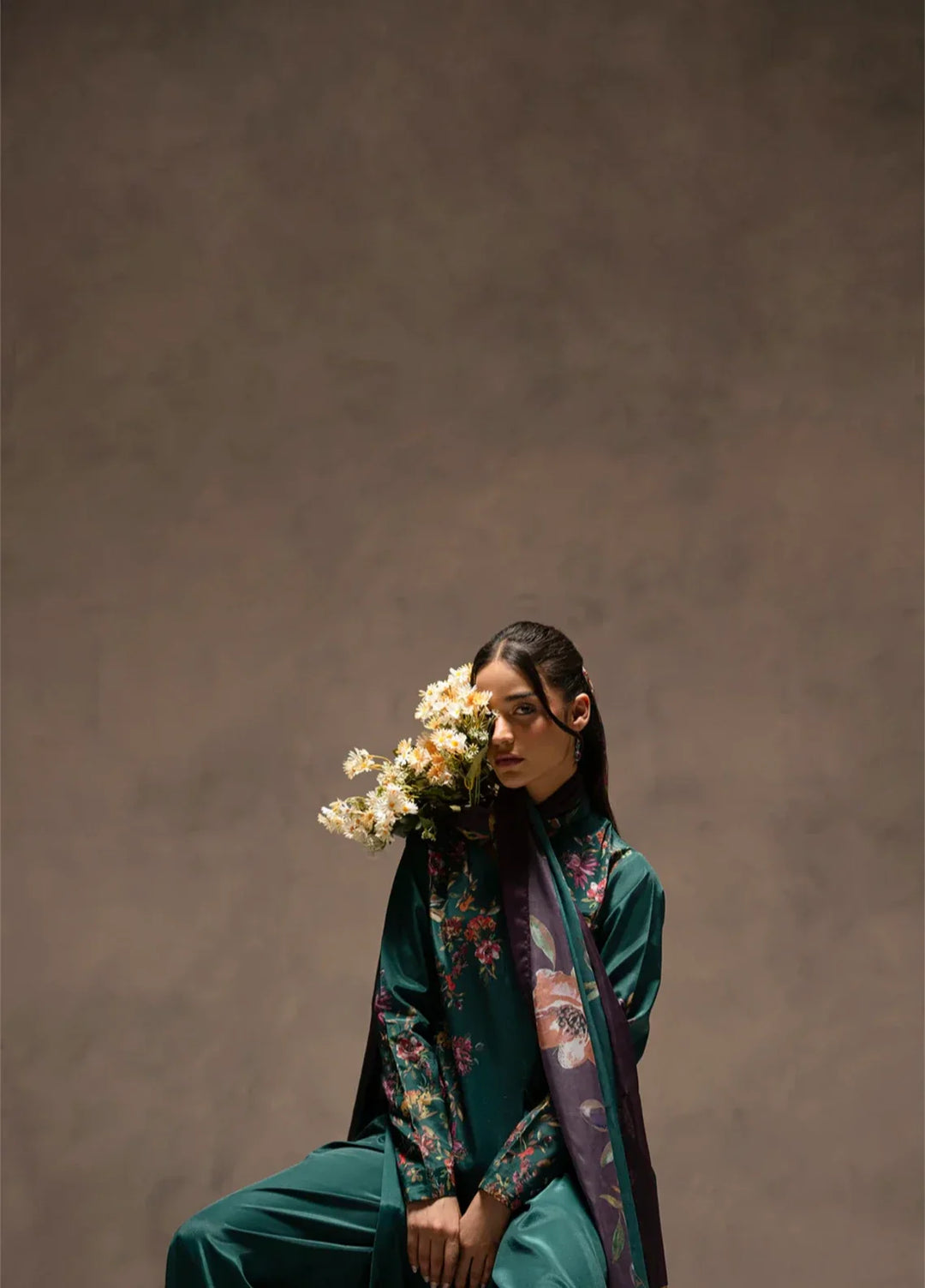 Ember Rose by Jahaan RTW Printed Lawn Silk 3 Piece Suit Emberia Casual Collection