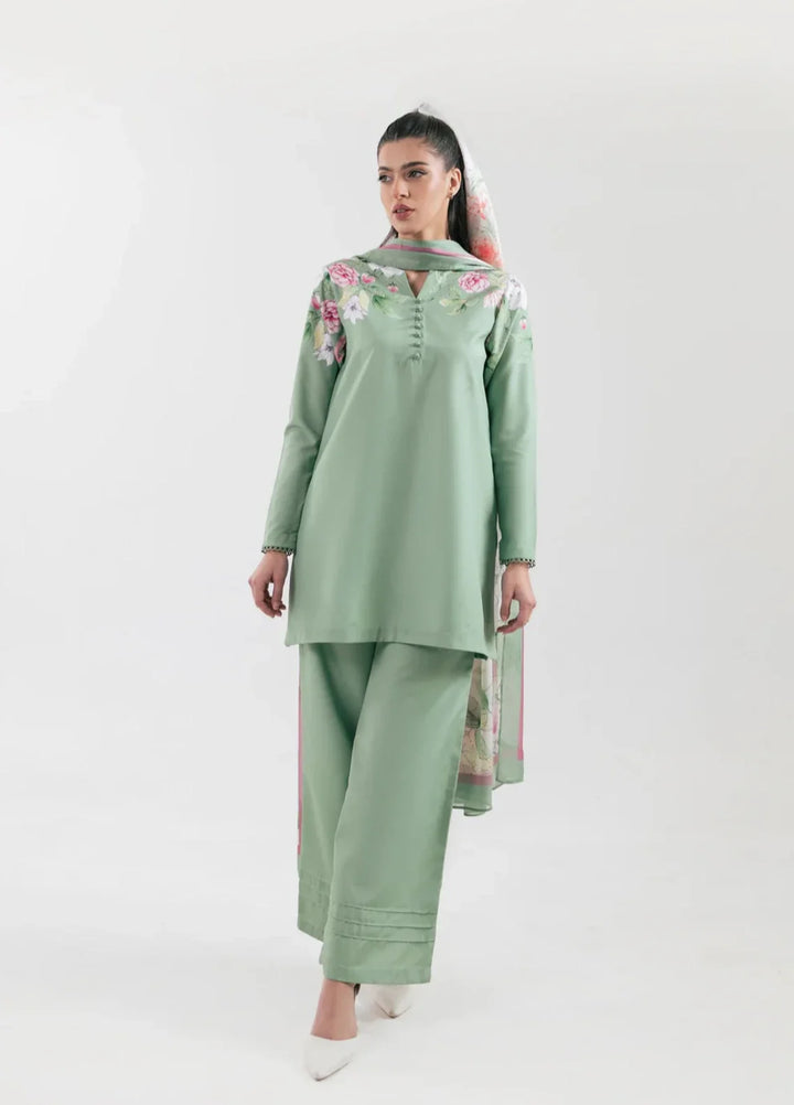 Ember Rose by Jahaan RTW Printed Lawn Silk 3 Piece Suit Florina Casual Collection