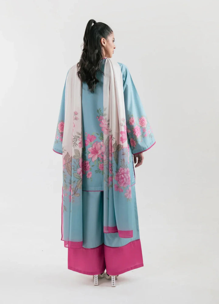 Ember Rose by Jahaan RTW Printed Lawn Silk 3 Piece Suit Twilight Casual Collection