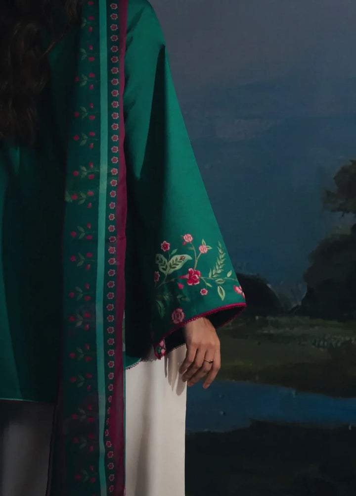 Hidden Garden by Jahaan RTW Printed Crepe 3 Piece Suit Ivy Casual Collection