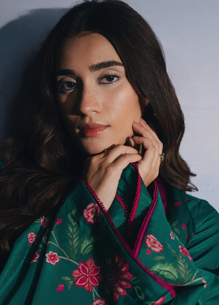 Hidden Garden by Jahaan RTW Printed Crepe 3 Piece Suit Ivy Casual Collection