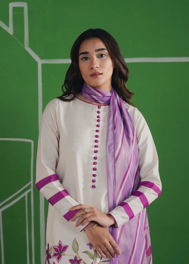 Hidden Garden by Jahaan RTW Printed Crepe 3 Piece Suit Lilly Casual Collection