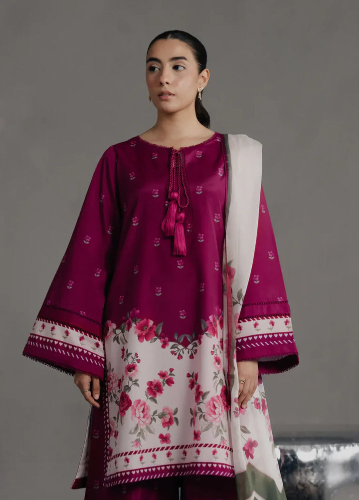 Hiddden Garden by Jahaan RTW Printed Crepe 3 Piece Suit Eclipse Casual Collection