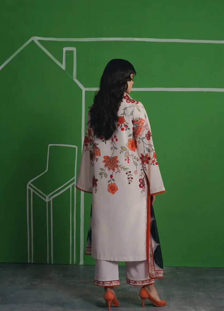 Hidden Garden by Jahaan RTW Printed Crepe 3 Piece Suit Willow Casual Collection
