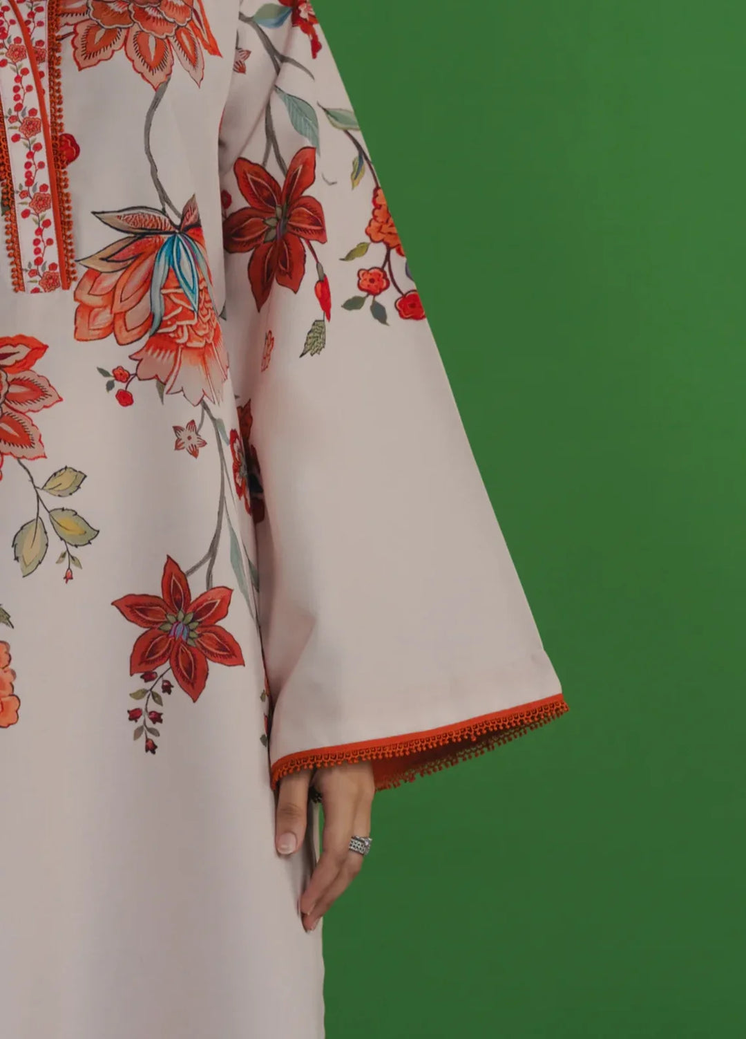 Hidden Garden by Jahaan RTW Printed Crepe 3 Piece Suit Willow Casual Collection