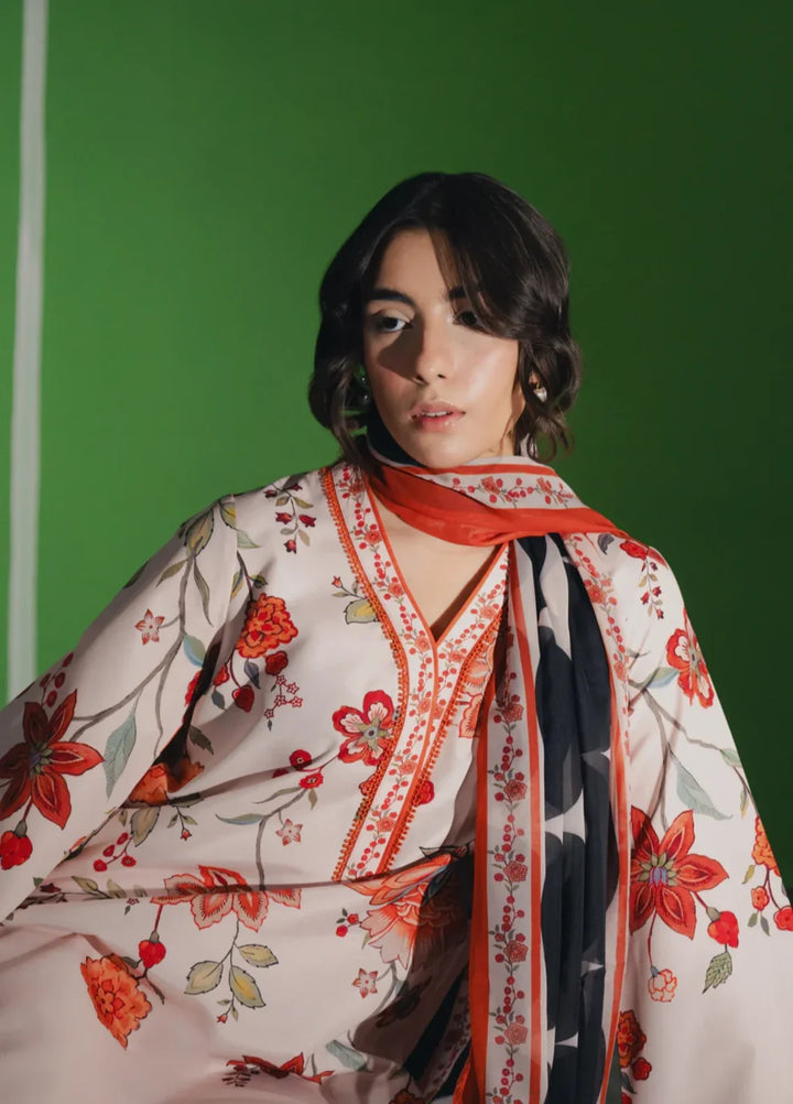Hidden Garden by Jahaan RTW Printed Crepe 3 Piece Suit Willow Casual Collection