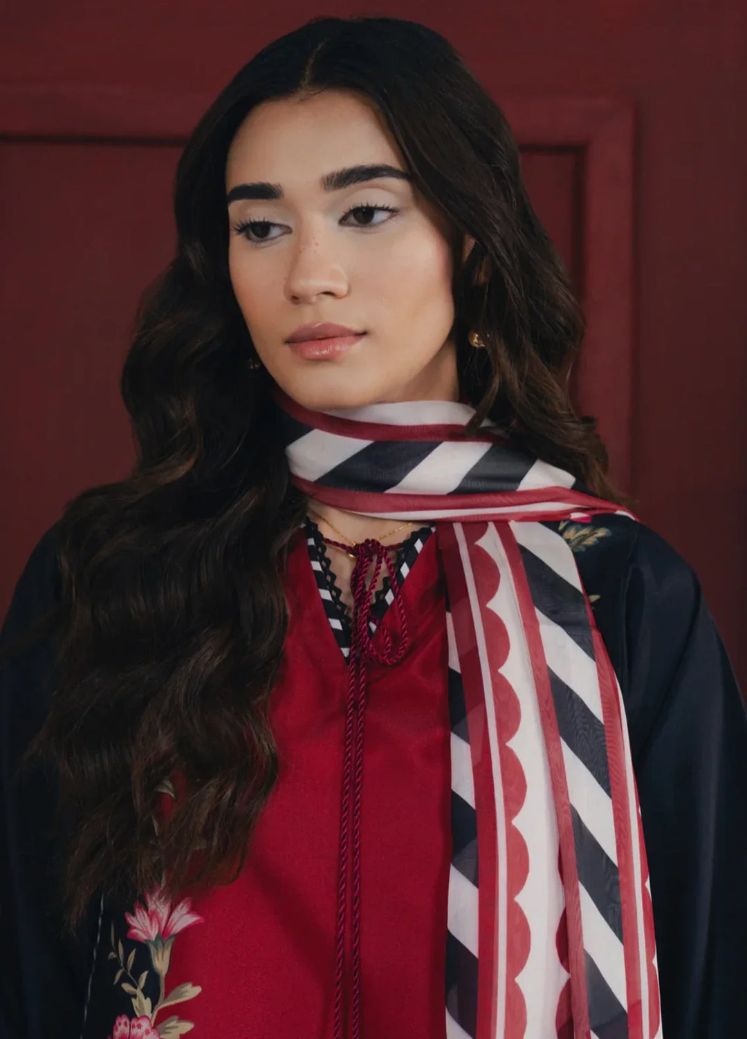 Hidden Garden by Jahaan RTW Printed Crepe 3 Piece Suit Calira Casual Collection